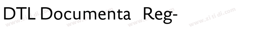 DTL Documenta   Reg字体转换
